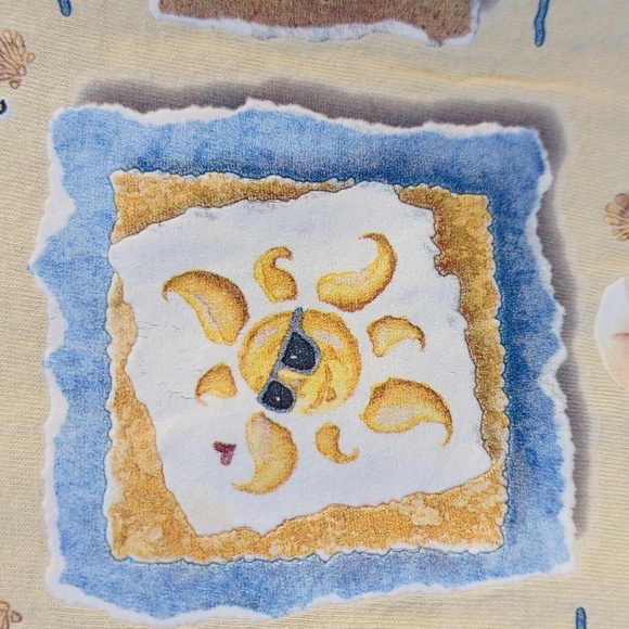 Anvil St Augustine Florida Vintage shirt XL Light Yellow Lynn Norton Parker y2k - Picture 6 of 10